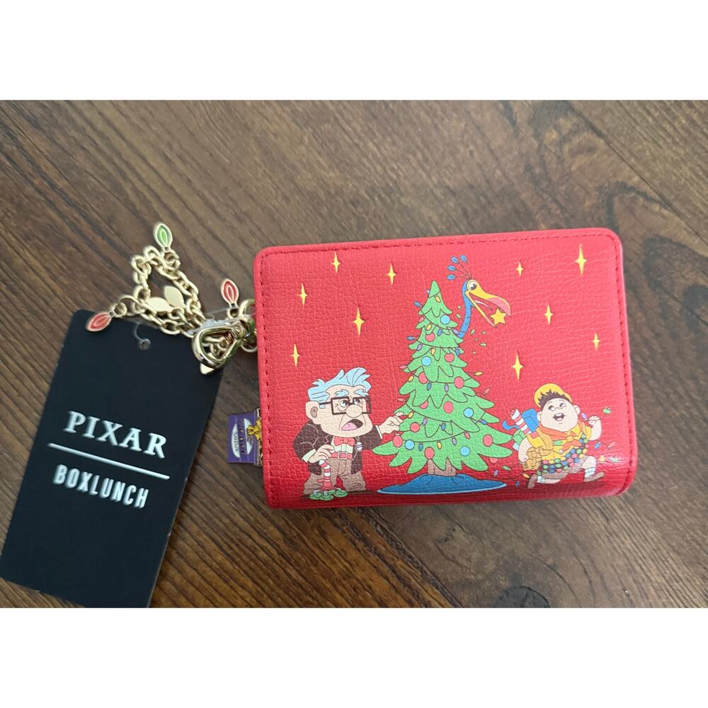PIXAR UP CHRISTMAS TREE INDEXER WALLET NWT